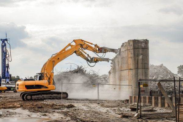 Silo Demolition in Nampa