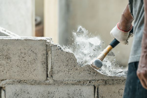 Block Wall Demolition in Nampa
